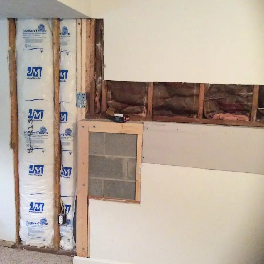 Wall insulation replacement during Contents Cleaning & Restoration in El Sobrante